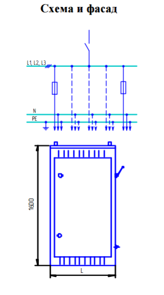 Шкаф распределительный ШРС1-53 УЗ